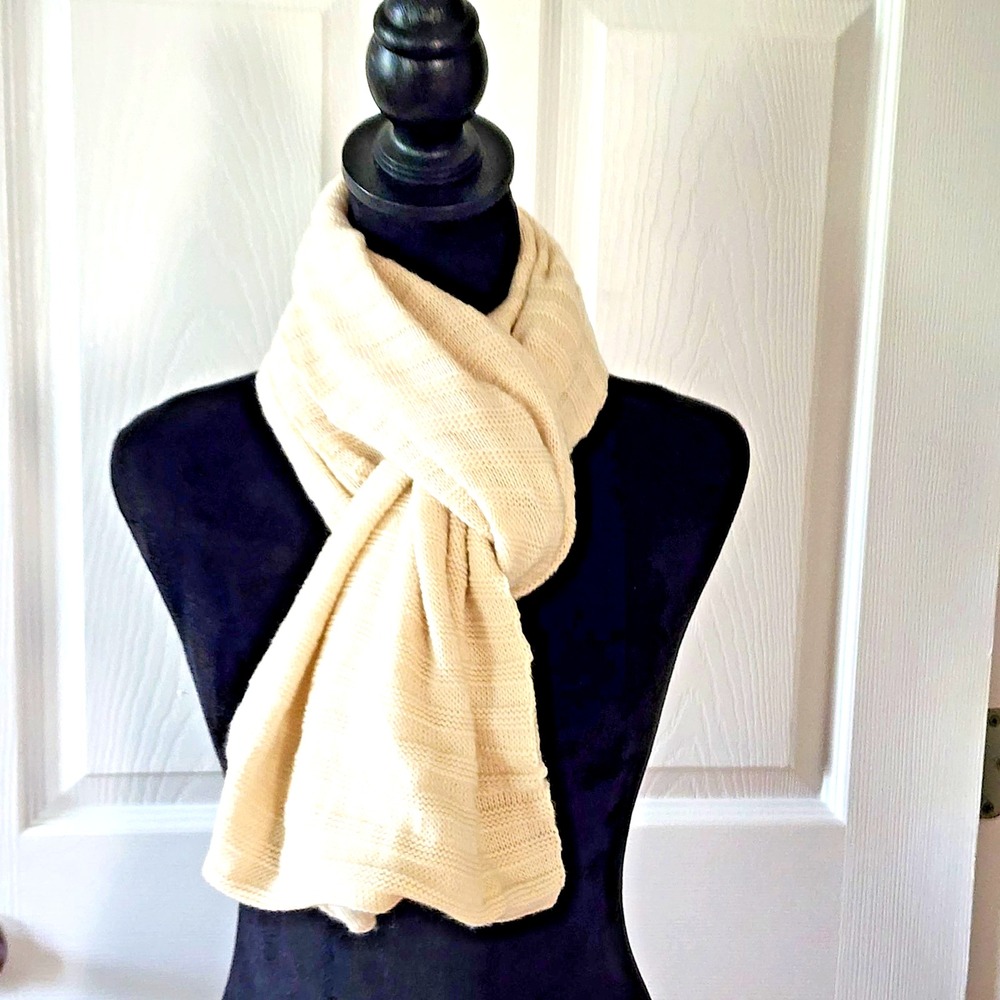Ivory Infiinity Scarf 32 x 47
